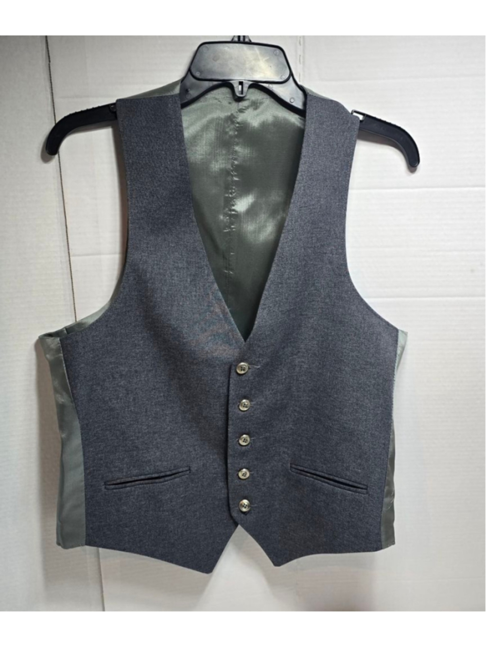 Men's Unbranded Gray Vest 38R